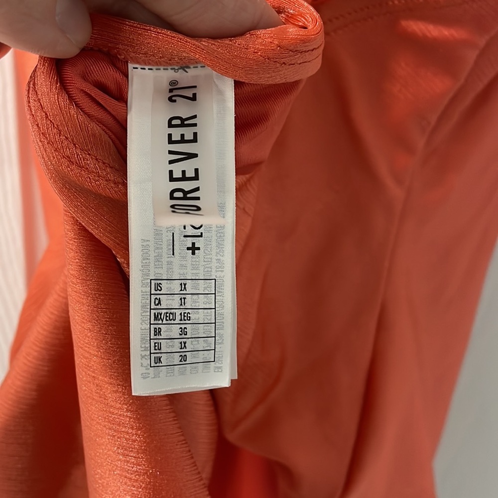 Forever21+ Orange One Piece - Picture 5 of 6